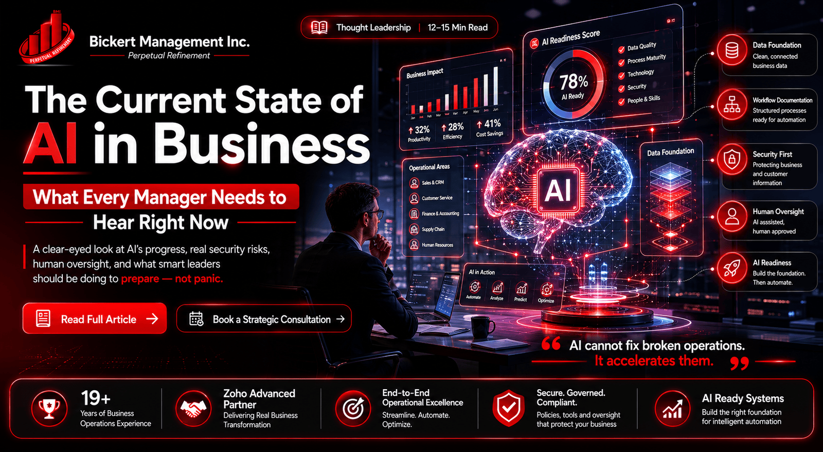 The Current State of AI in Business: What Every North American Manager Needs to Hear in 2026